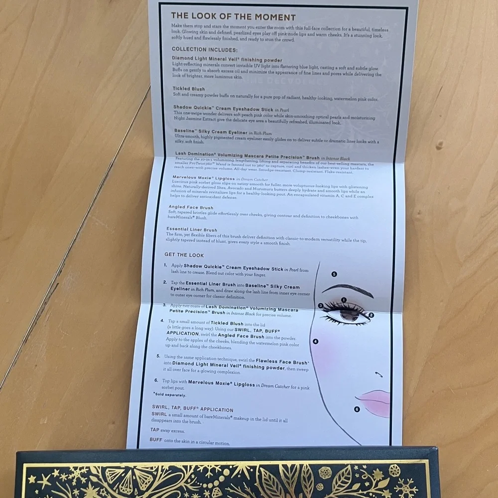 bareMinerals Divine Decadence Purely Neutral Palette - Green & Gold Design NEW - Picture 4 of 9